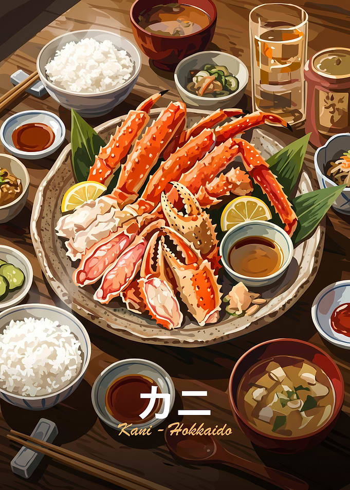 Hokkaido Crab Feast Japanese Meal