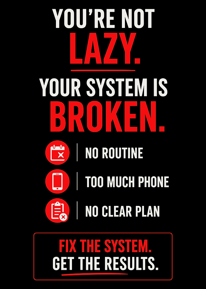 Inspirational Productivity Quote Poster