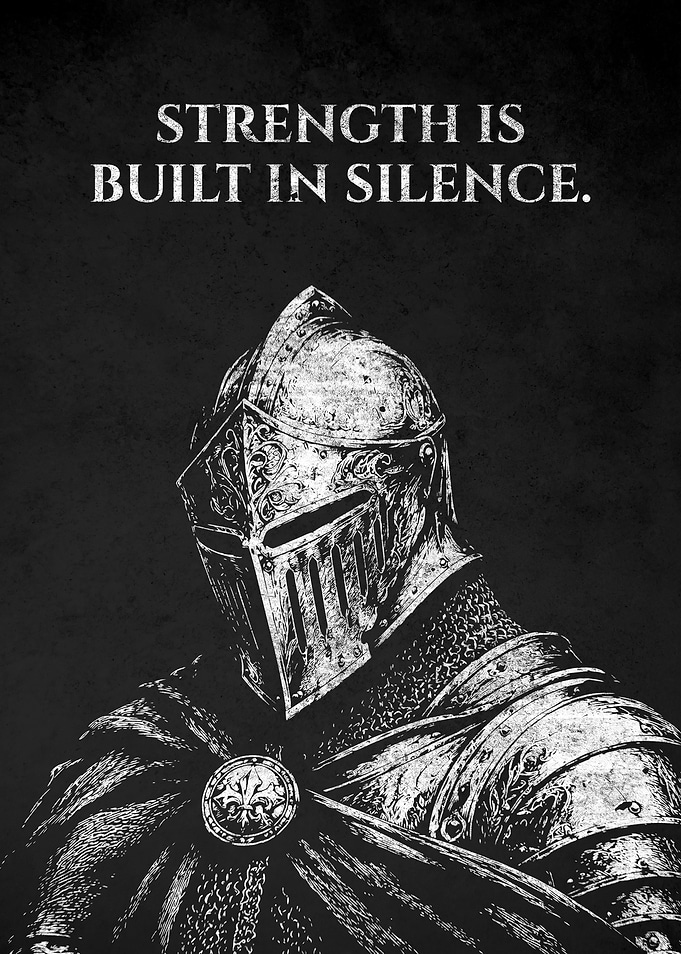 Strength Is Built In Silence Knight