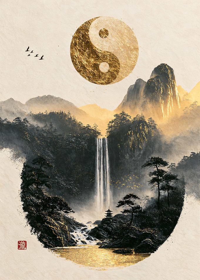 Waterfall of Yin and Yang