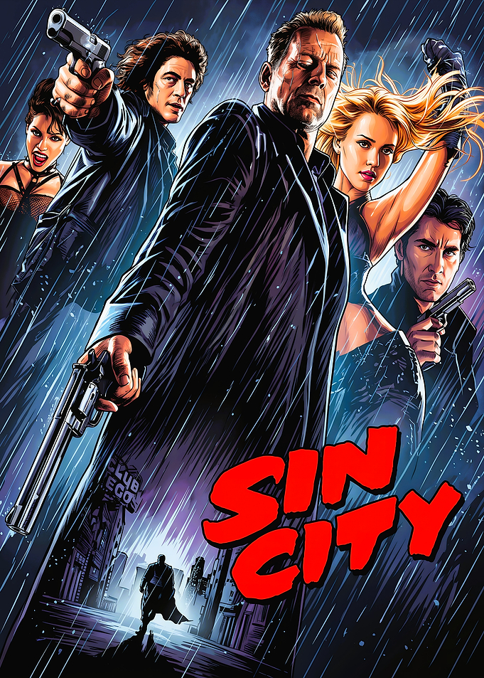 Sin City Movie Poster Art