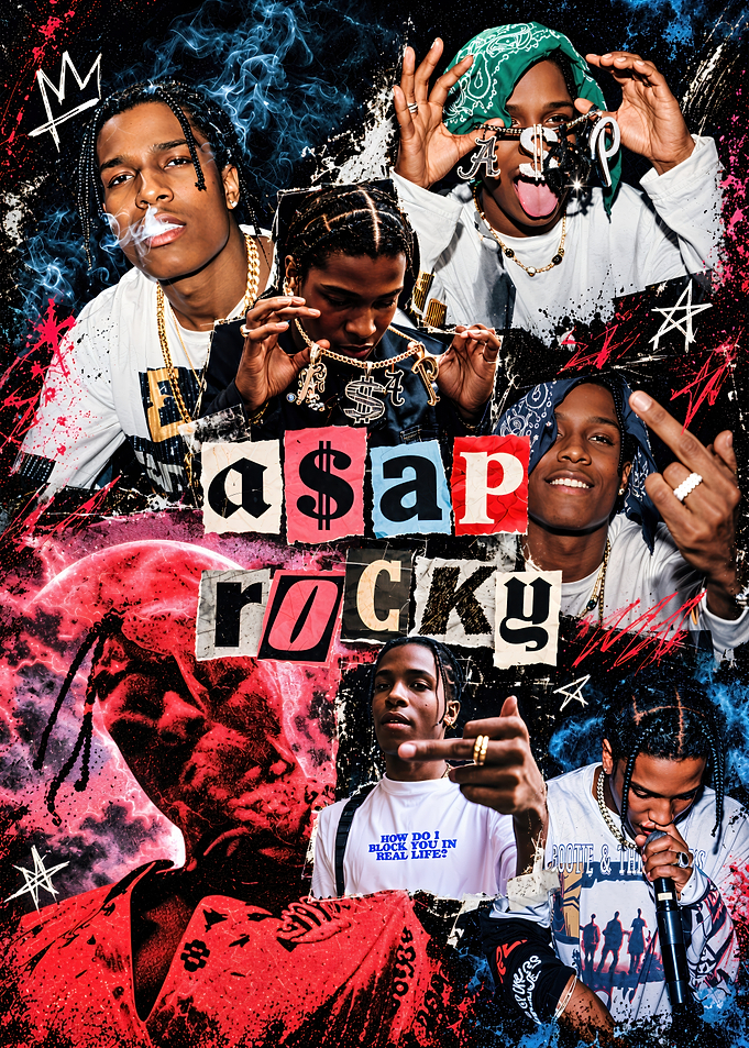 A$AP Rocky Collage
