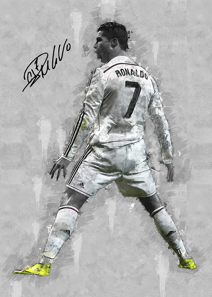 Cristiano Ronaldo Poster Art