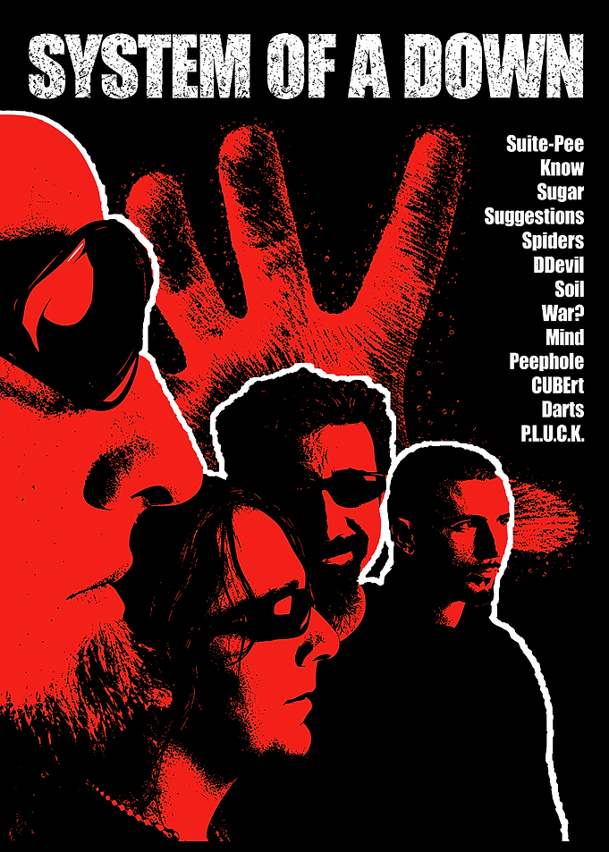 System of a Down Band Poster