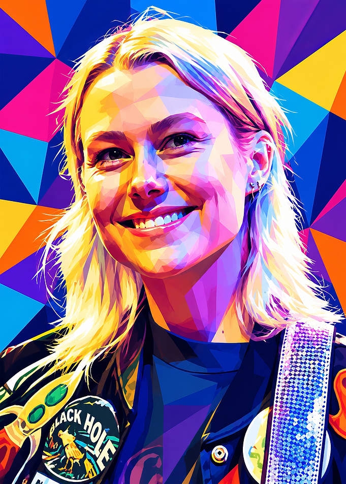 Phoebe Bridgers Low Poly Portrait