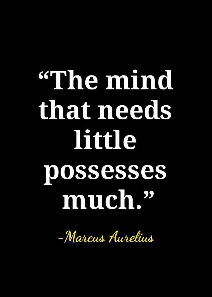 Marcus Aurelius Stoic Quote Poster