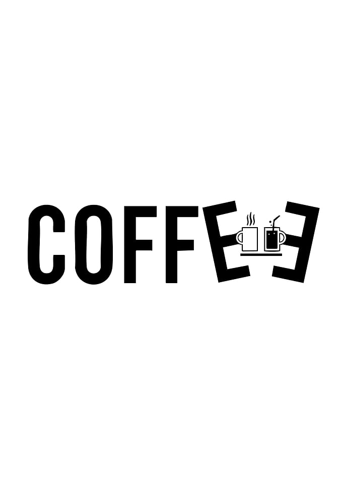 Creative Coffee Typography Design