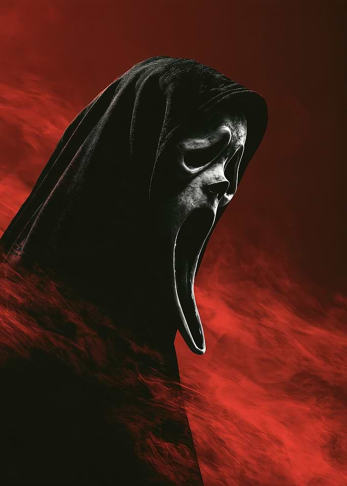 Ghostface Scream Horror Movie Poster