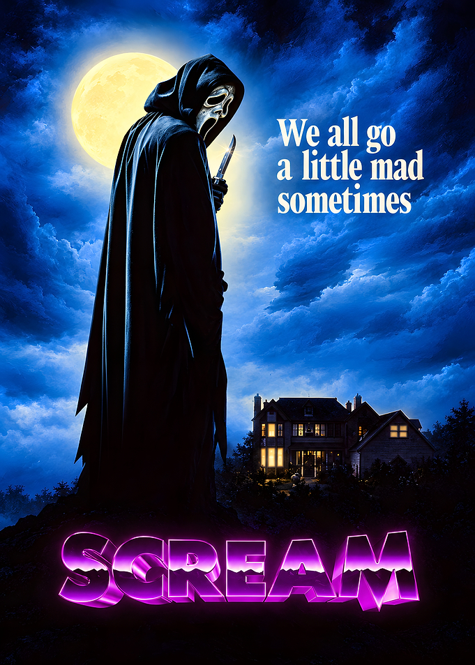 Scream Ghostface Movie Poster