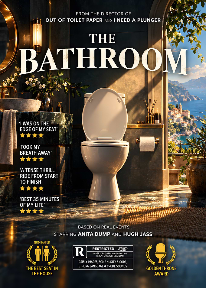 The Bathroom Movie Poster Parody