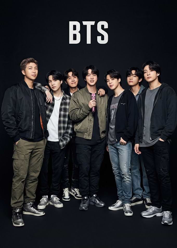 BTS Group Portrait Promotional Poster