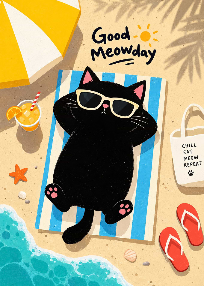 Good Meowday Poster