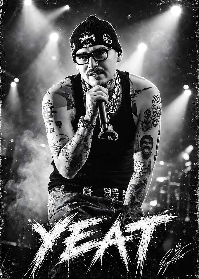 Yeat Concert Performance Poster