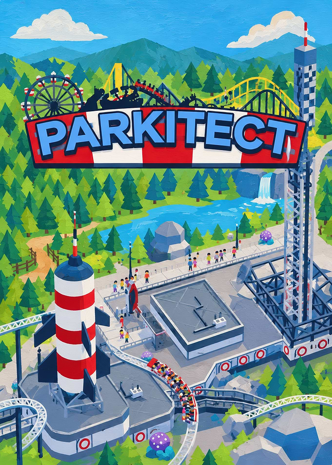Parkitect Theme Park Simulation Game Art