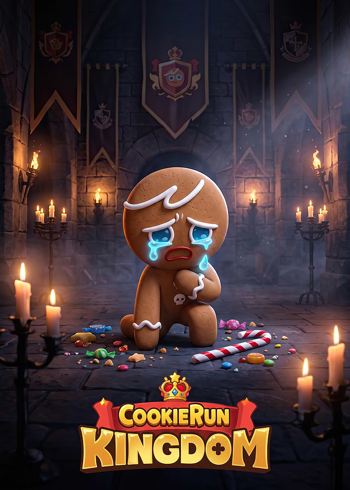 Crying GingerBrave in Cookie Run Kingdom
