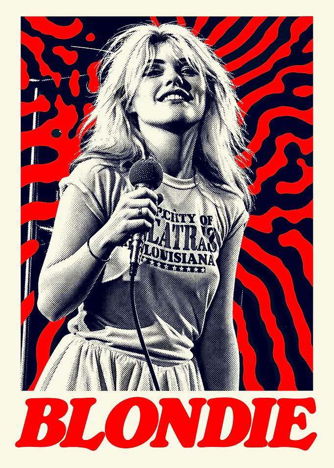 Blondie Debbie Harry Pop Art Poster