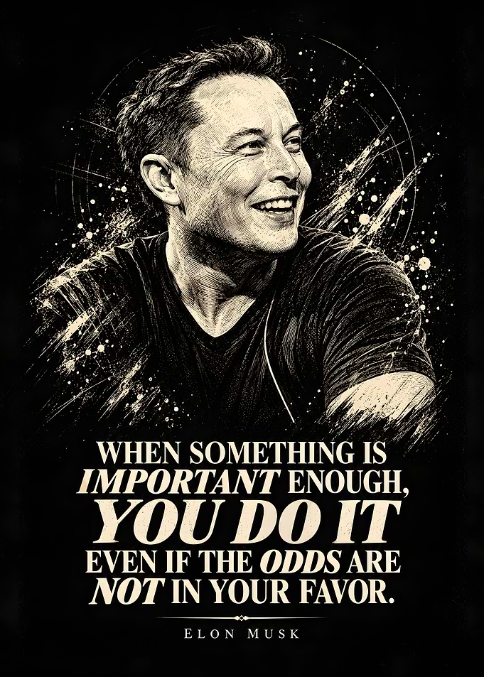 Tech Visionary Entrepreneur Quote Art