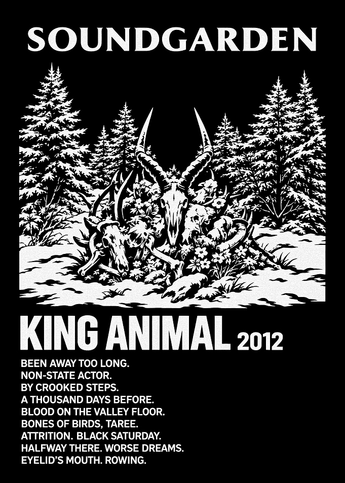 Soundgarden King Animal Album Poster