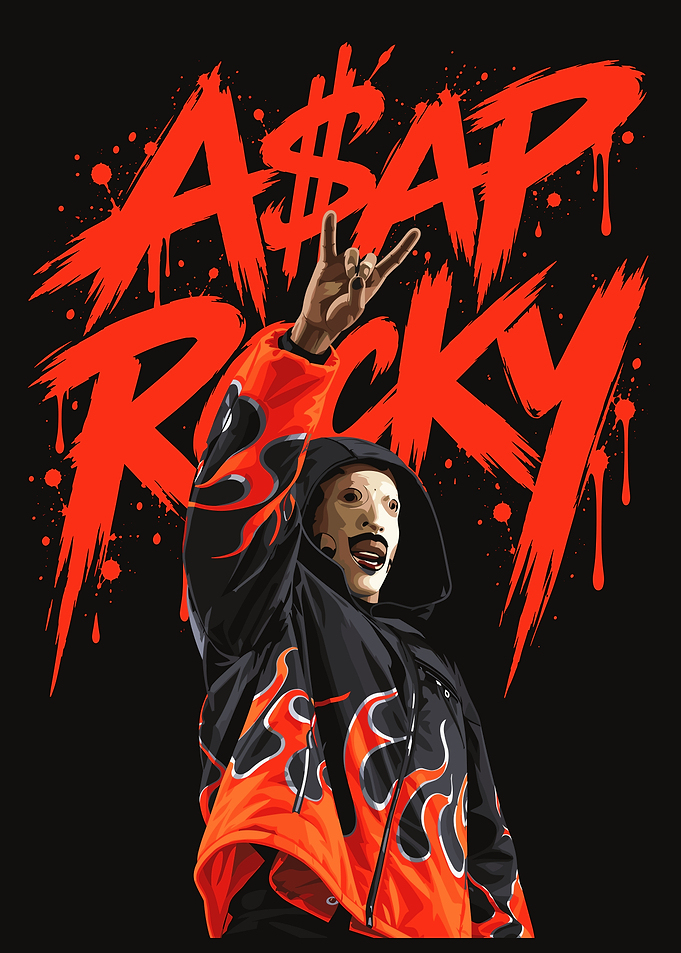 A$AP Rocky Graphic Art
