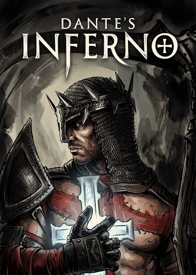 Dante's Inferno Warrior Poster