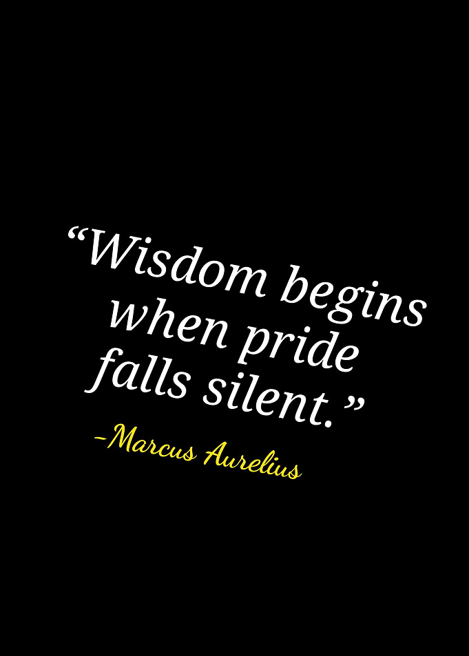 Marcus Aurelius Wisdom Quote Poster