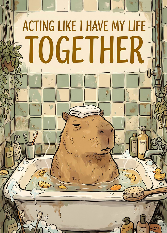 The Zen Capybara Relatable Life Meme