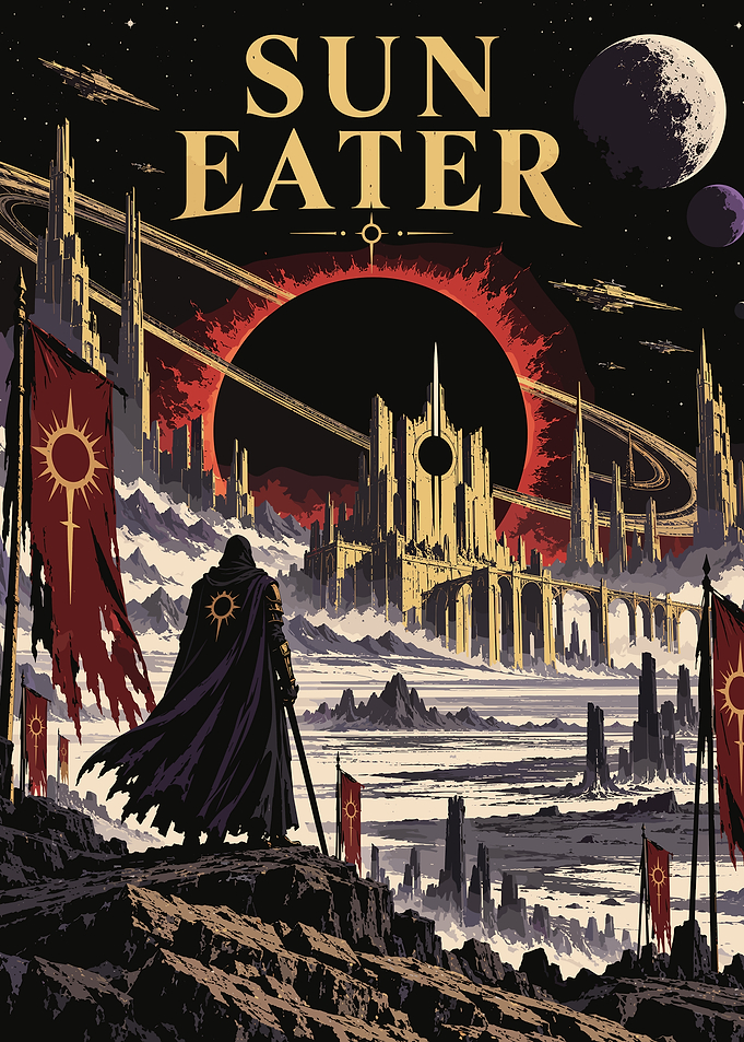 Sun Eater Fantasy Book Cover Art