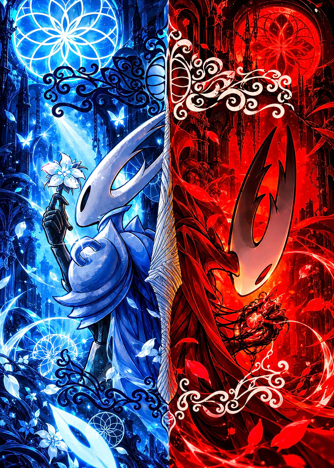 Hollow Knight Dual Contrast Art