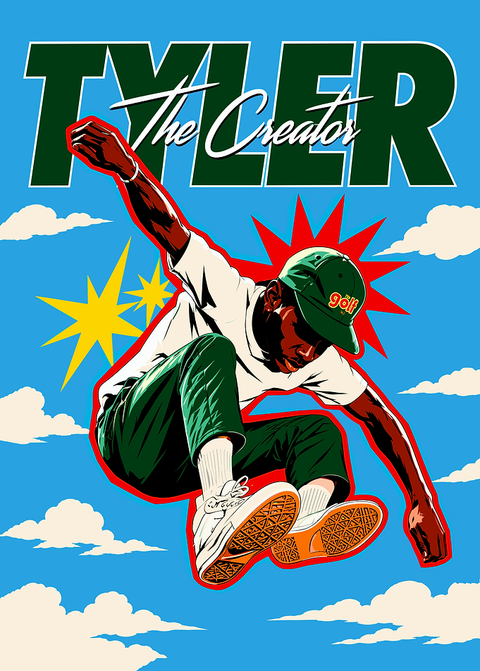 Tyler the Creator Pop Art Poster