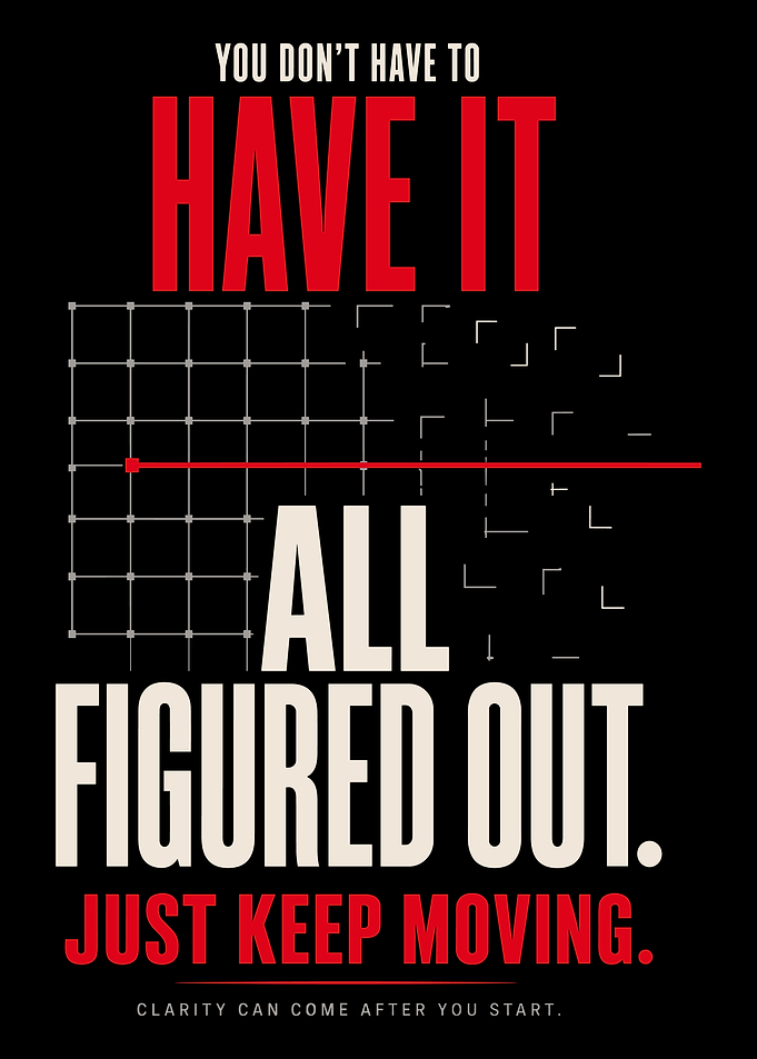 Inspirational Quote Poster About Progress
