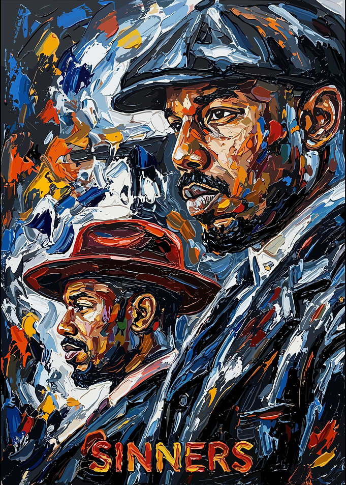 Sinners Impasto Oil Painting Portrait