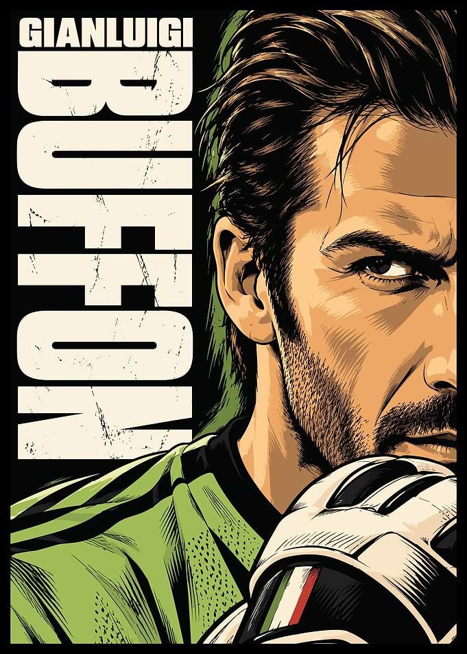 Gianluigi Buffon Soccer Goalkeeper Poster