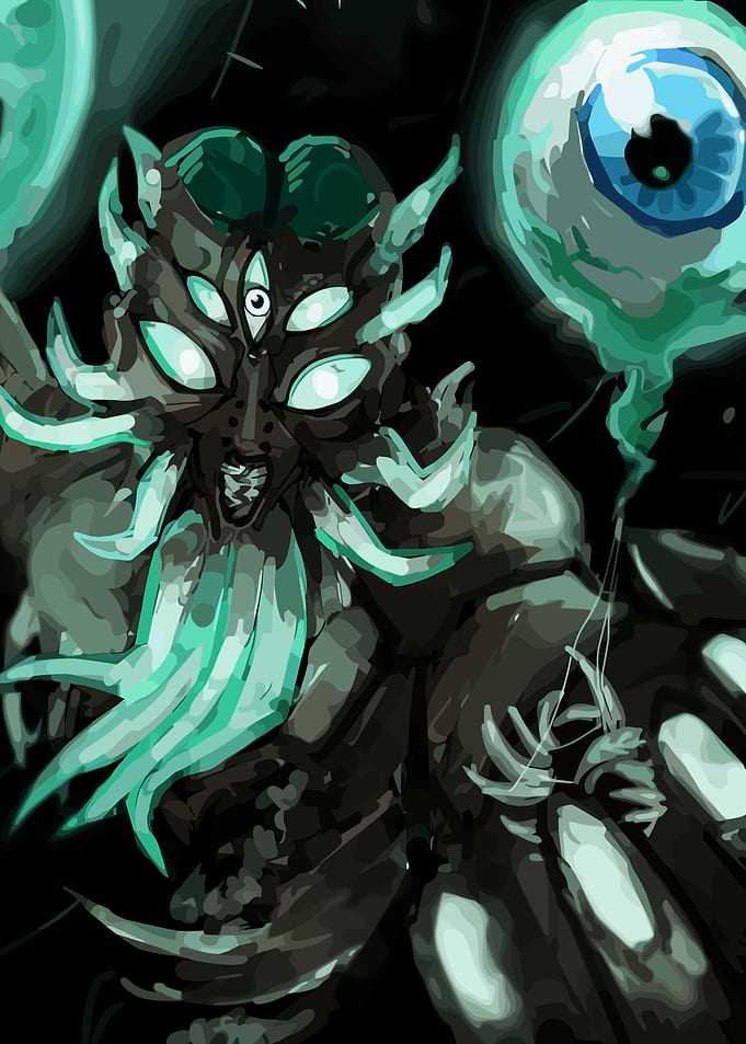 Eldritch Horror Monster Digital Art