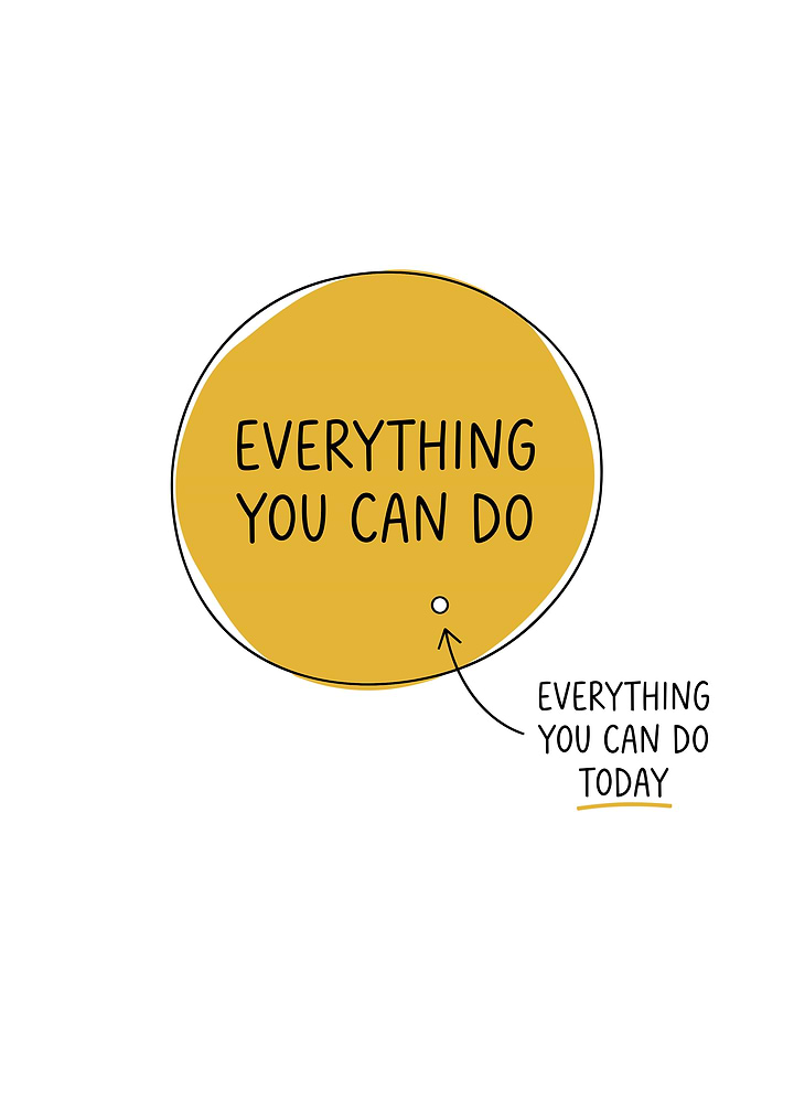 Inspirational Quote Minimalist Graphic
