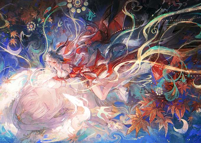 Ethereal Anime Fantasy Illustration