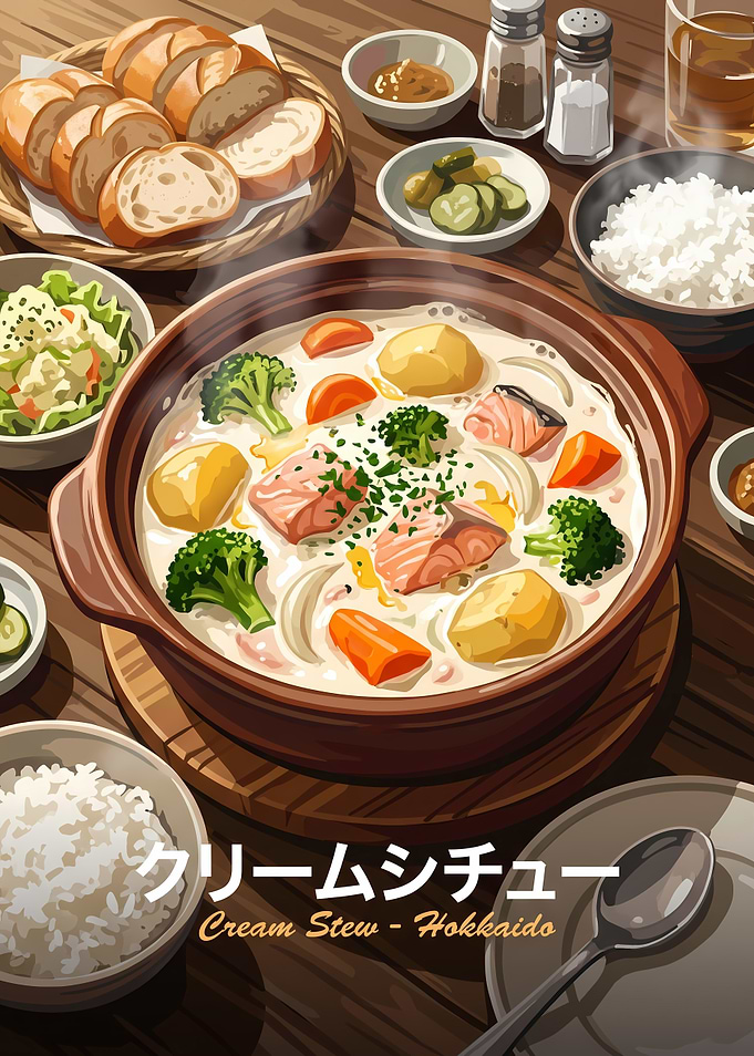 Hokkaido Cream Stew Meal