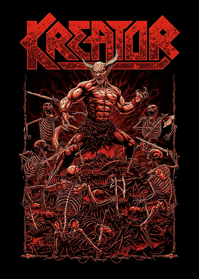 Kreator Thrash Metal Demon Artwork
