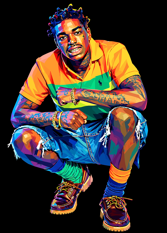 Kodak Black Pop Art Portrait