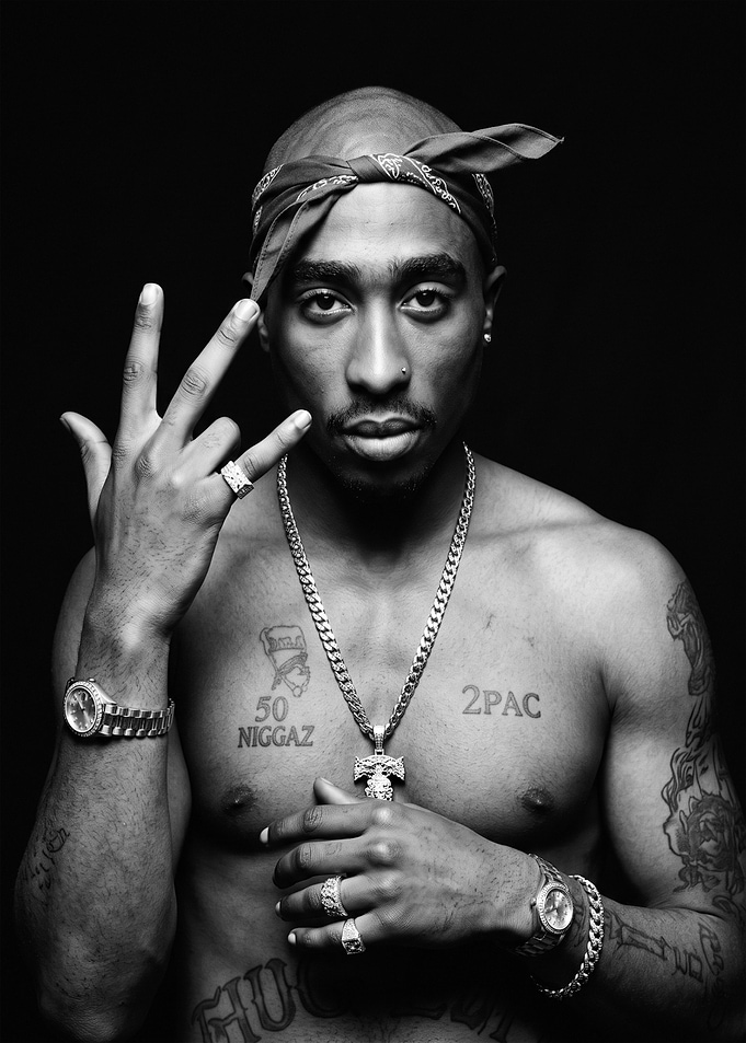 Tupac Shakur Iconic Portrait