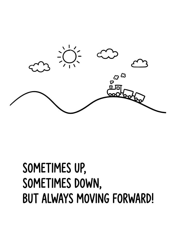 Always Moving Forward Inspirational Quote