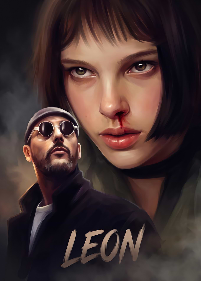 Leon The Professional Movie Poster Art