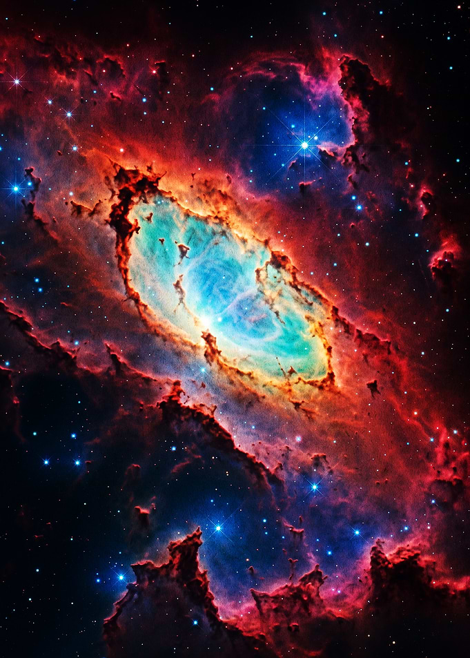 Vibrant Nebula Deep Space View