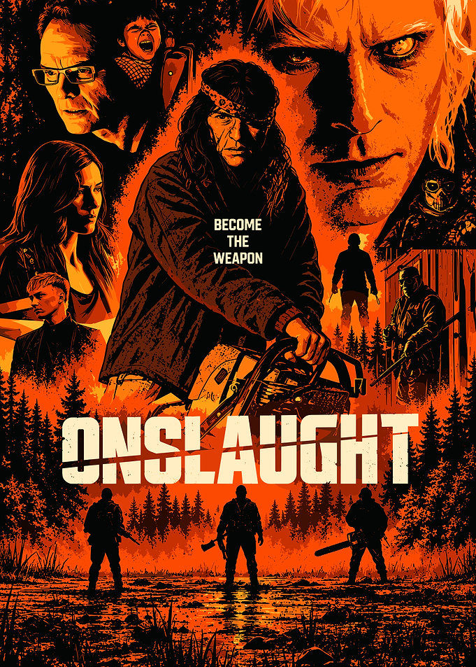 Onslaught Horror Movie Poster Art