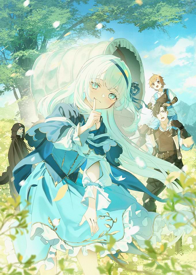 Anime Girl With Traveling Party