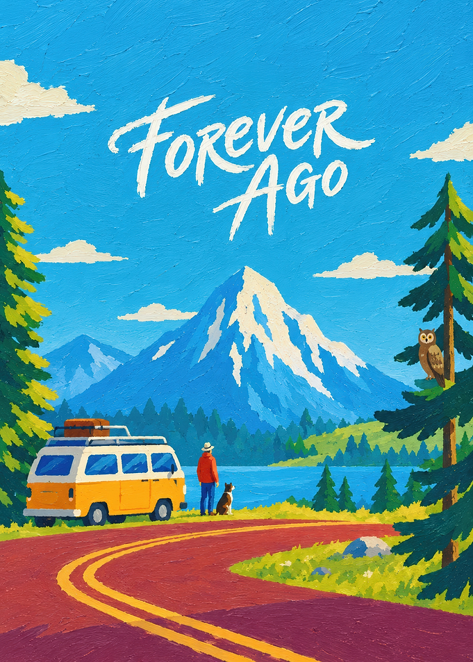 Forever Ago Mountain Road Trip