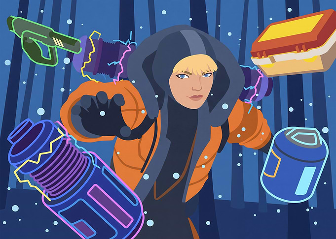 Wattson Apex Legends Digital Illustration