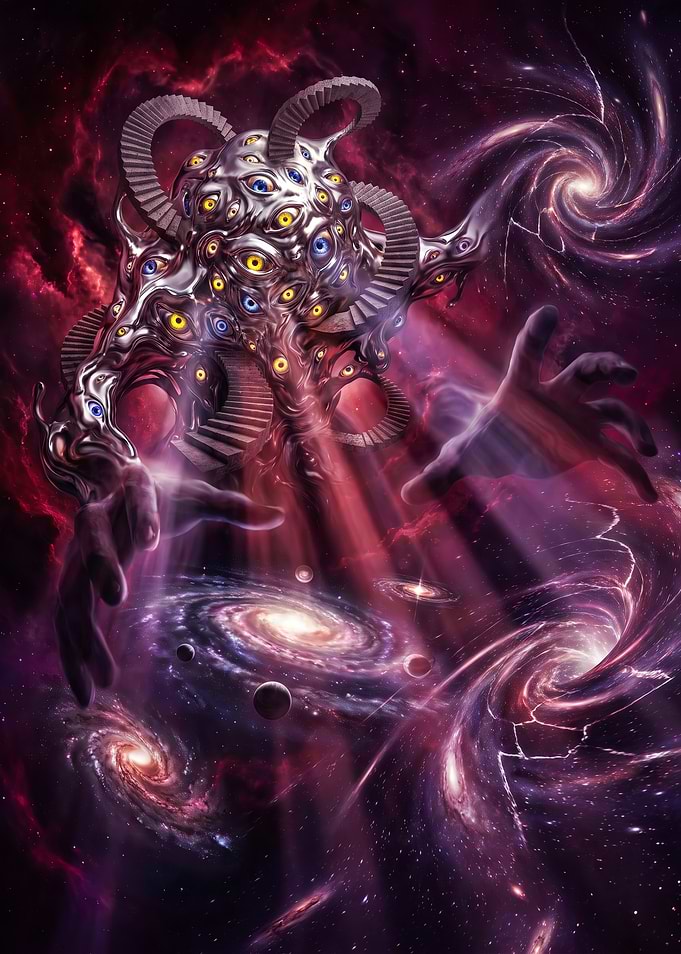 Cosmic Entity with Many Eyes