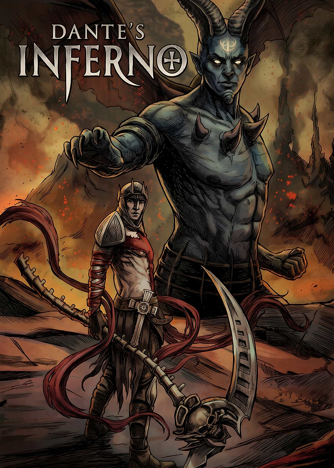 Dante's Inferno Game Poster Art