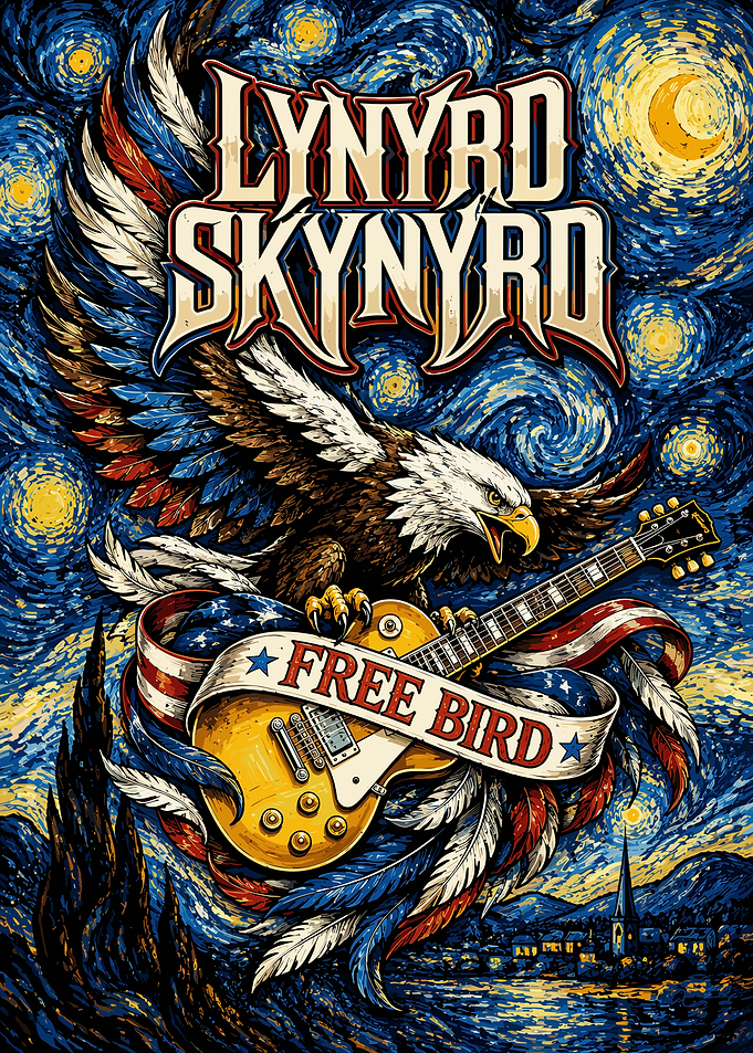 Lynyrd Skynyrd Free Bird Starry Night