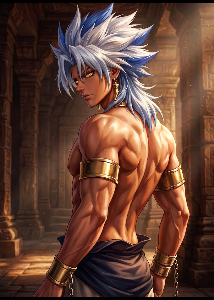 Muscular Anime Warrior